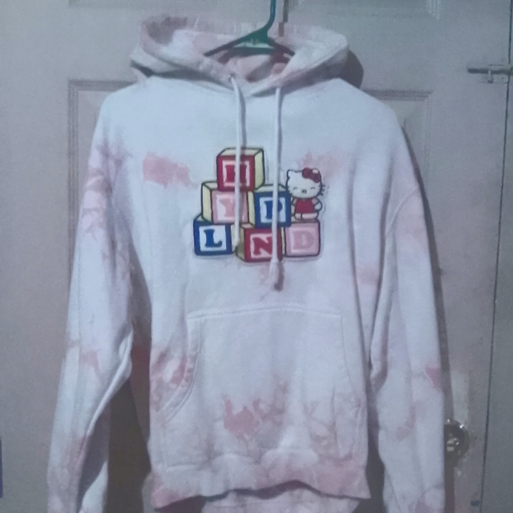 Hello Kitty Pink Tie-Dye Hoodie